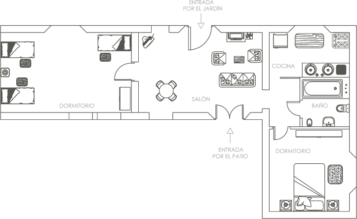 Casa de la Cuadra - Cortijo del Pino - Plano