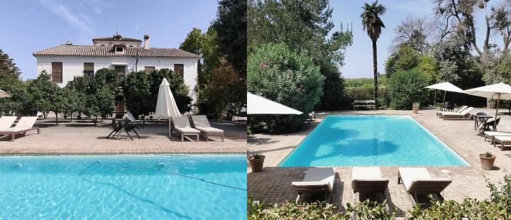 Espacios comunes del Cortijo del Pino - Piscina y Solarium